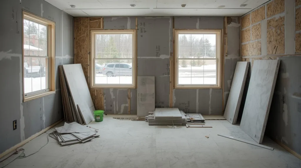 drywall thickness for wall