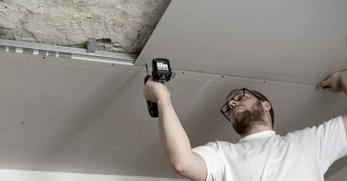 Replacing Ceiling Drywall