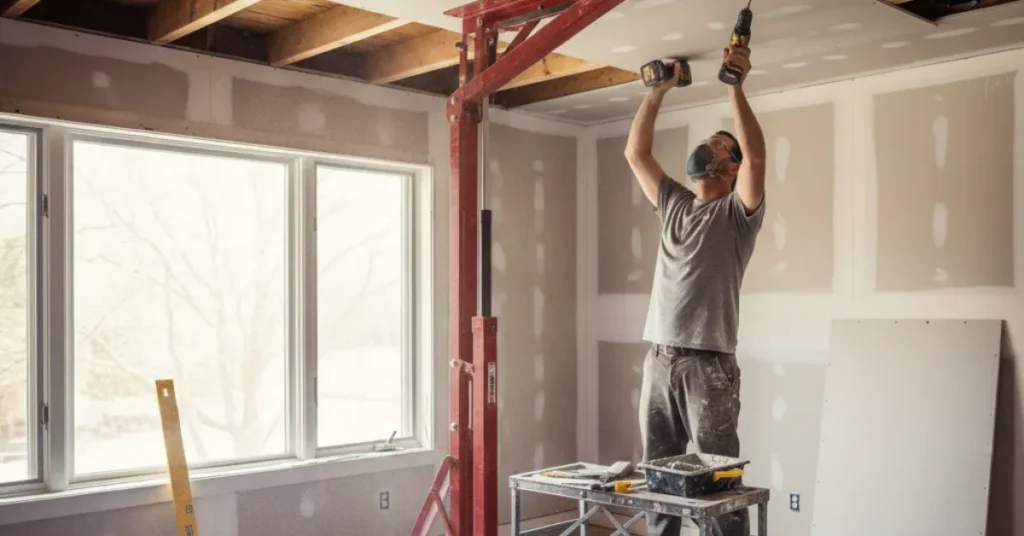 Replacing Ceiling Drywall
