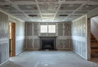 drywall basement