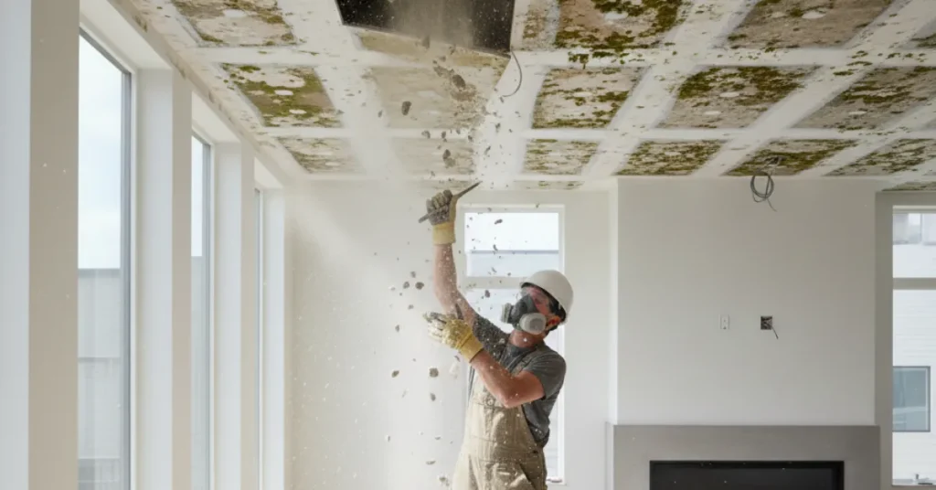 Replace Ceiling Drywall