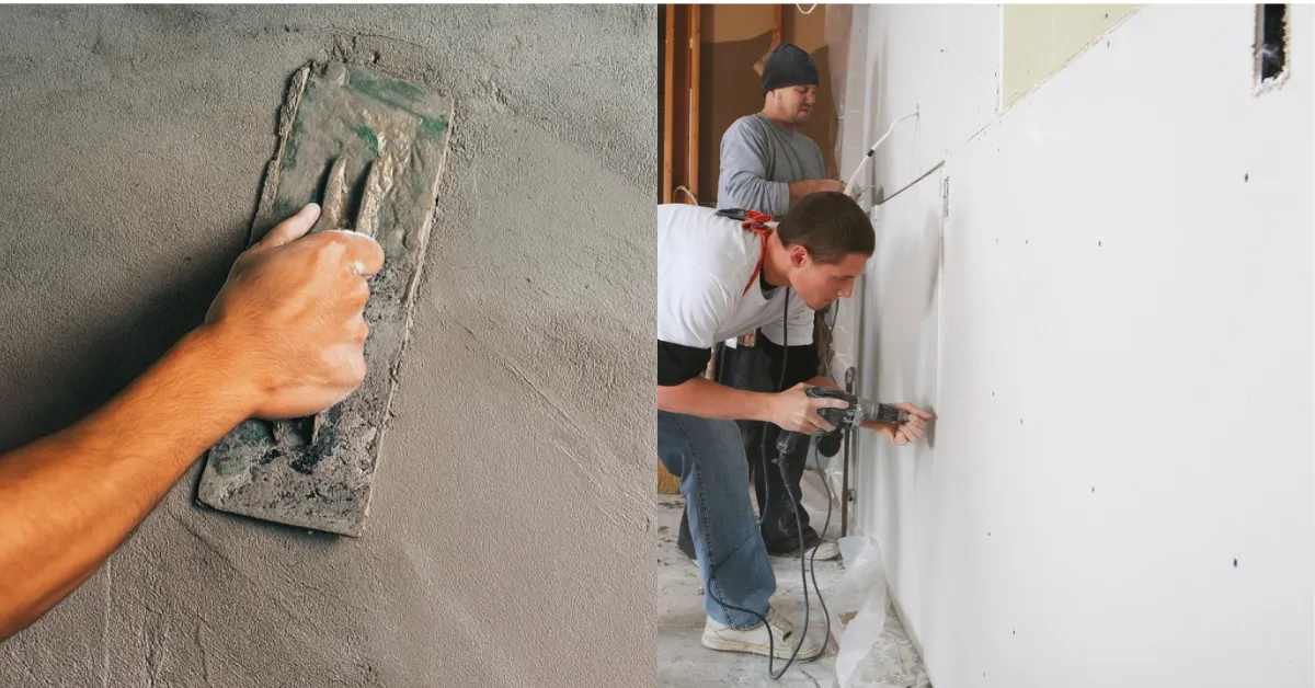 Drywall or Plaster
