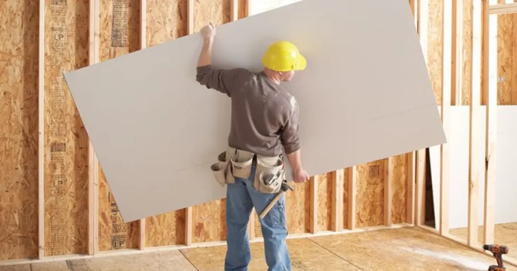 hanging sheetrock
