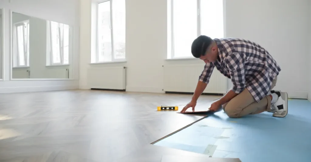 Vinyl Floor Installation