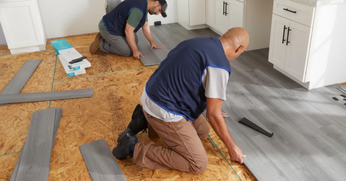 Vinyl Floor Installation