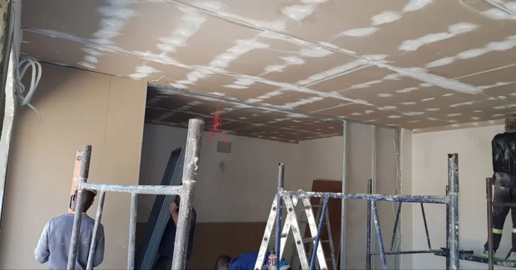 Installation of Drywall Partition