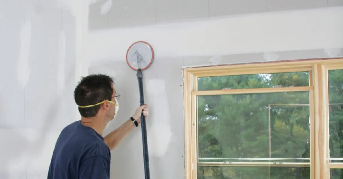 Grit sandpaper for drywall