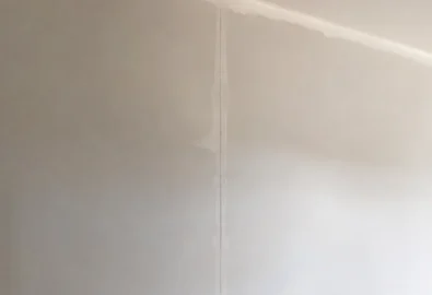 Drywall joints showing through paint
