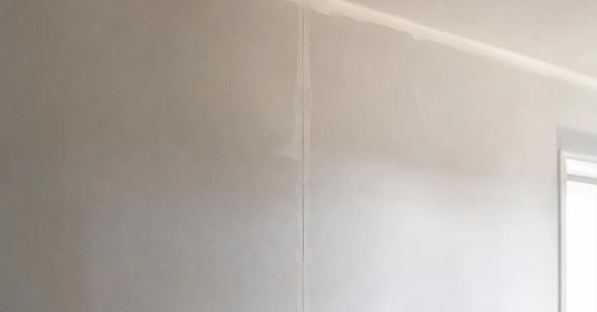 Drywall joints showing through paint