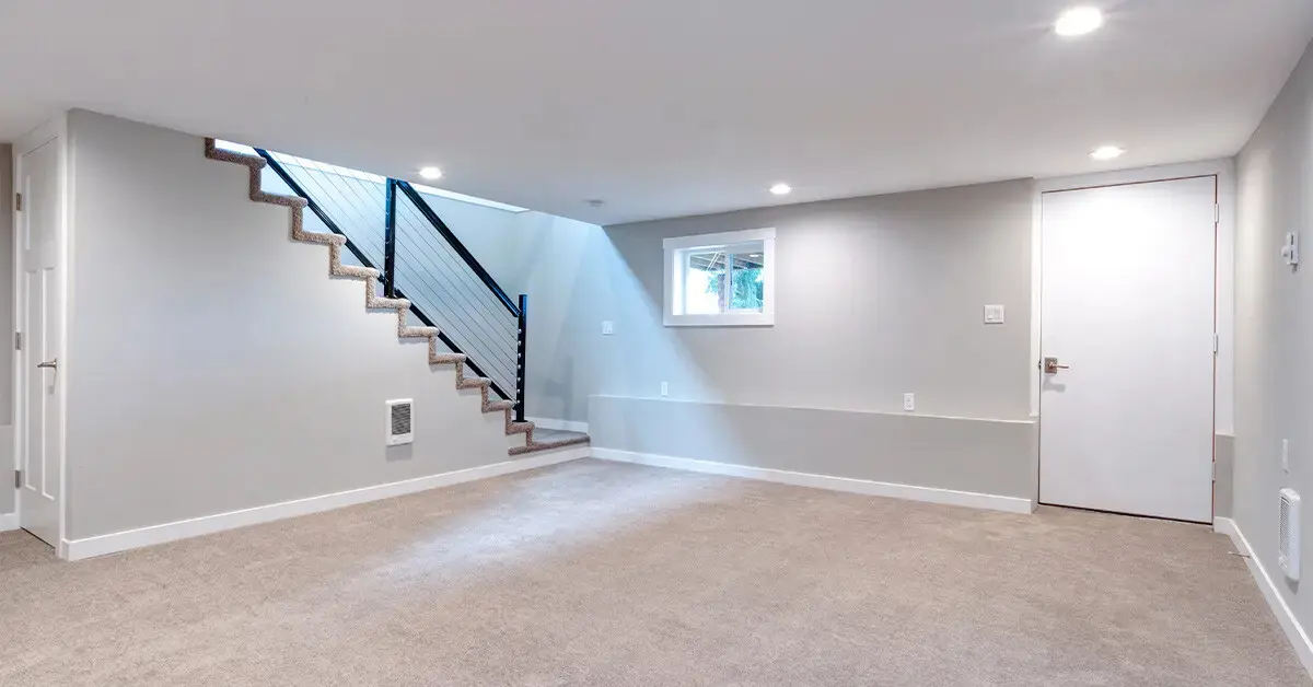 sheetrocking basement